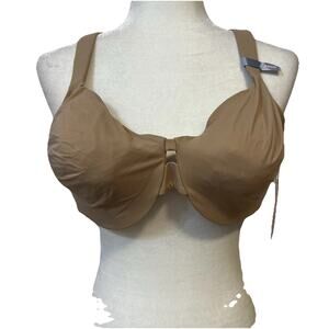 Ambrielle Bra Womens 40DD Super Soft Unlined Full Coverage Underwire Pecan Prali